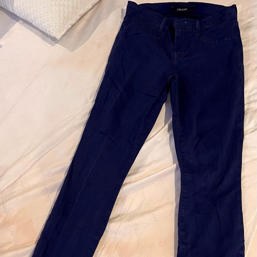 J Brand Jeans Super Skinny Jeans - Dark Royal Blue - Size 28